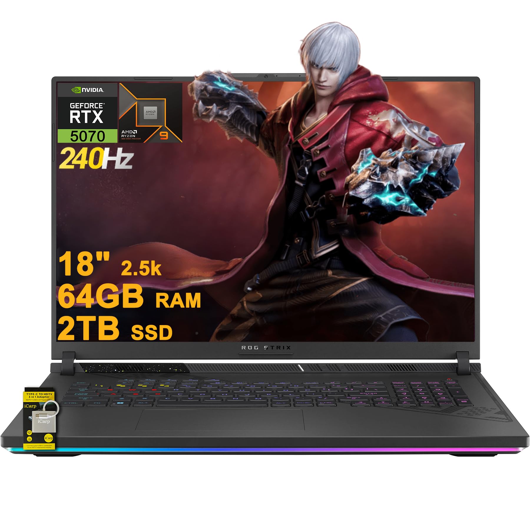 Amazon.com: ASUS ROG Strix G18 G814 Gaming Laptop 18