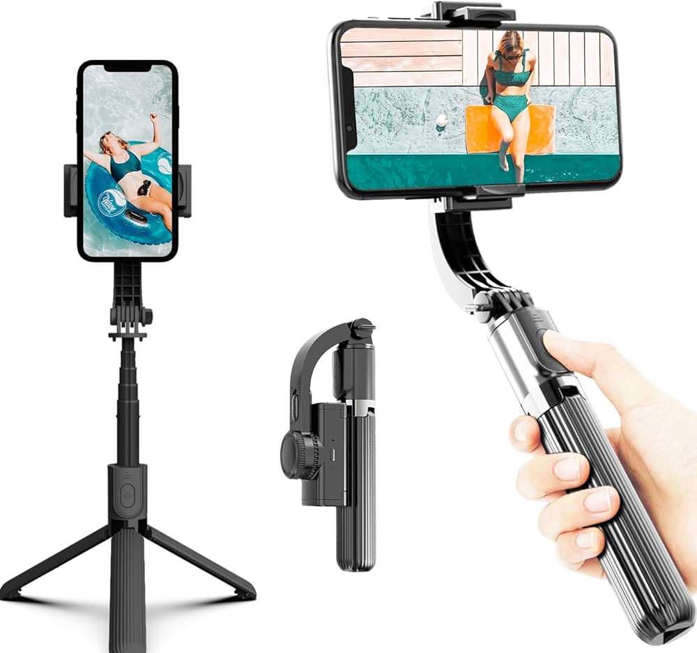 Amazon.co.jp: IF FISHERFANS スマホジンバル スタビライザー 片手持ち