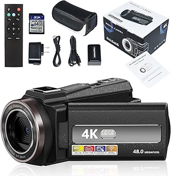 Amazon | デジタル ビデオカメラ 4K DVビデオカメラ 4800万画素 防震