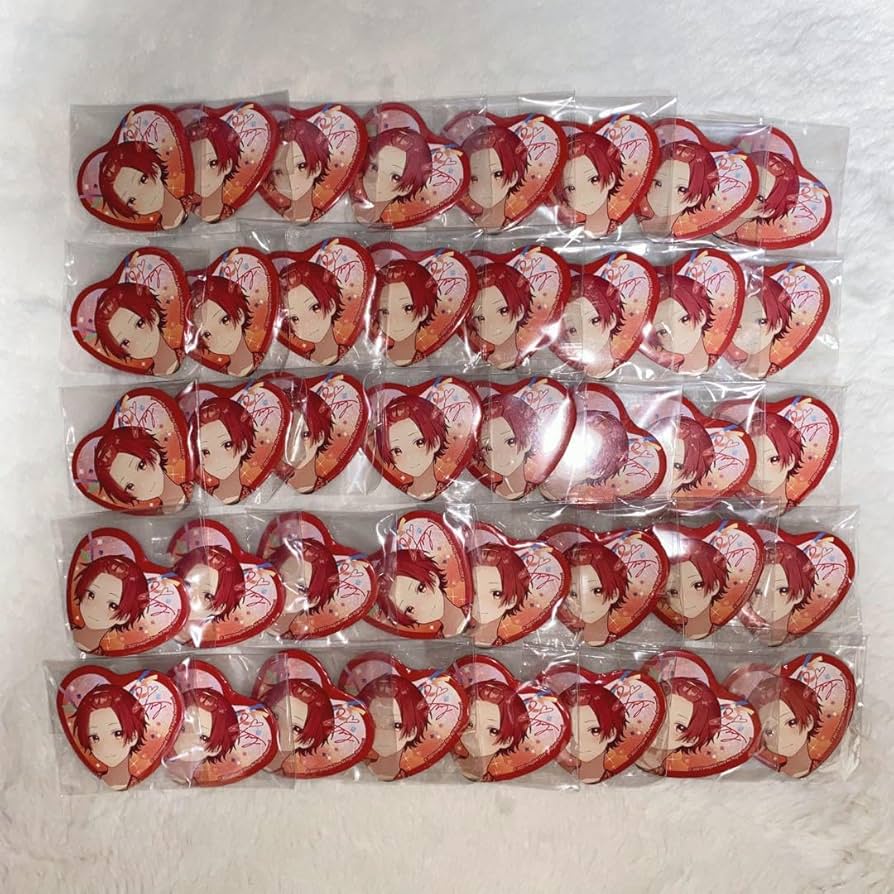 Amazon.co.jp: いれいす りうら りうらくん 缶バッジ ハート缶バッジ