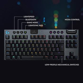 Amazon.com: Logitech G915 TKL Tenkeyless Lightspeed Wireless RGB