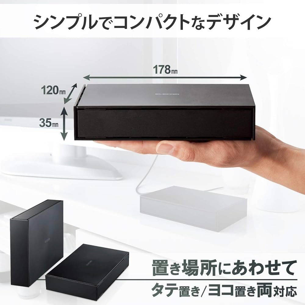 Amazon | エレコム(ELECOM) 外付けハードディスク 4TB Western Digital