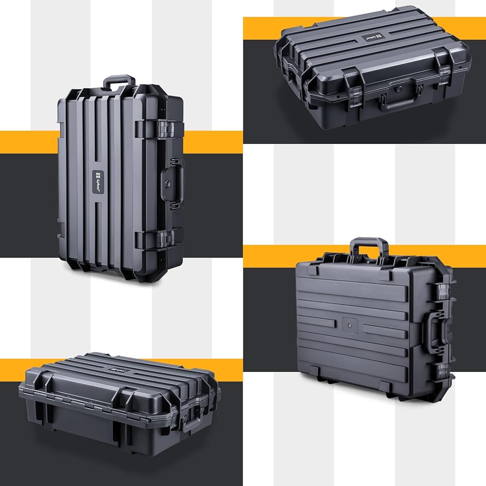 Amazon.co.jp: Lykus HC-6020 防水ハードケース 格子状カットスポンジ