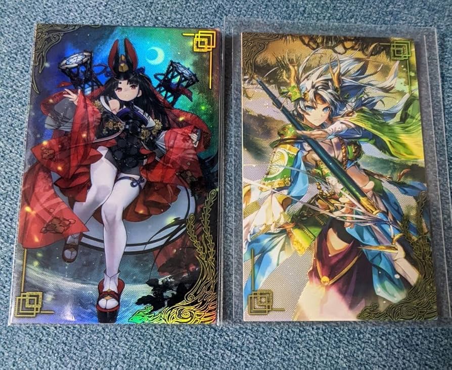 Amazon.co.jp: 英傑大戦 絆 女性武将 静御前 小松姫 フレームレス 2枚