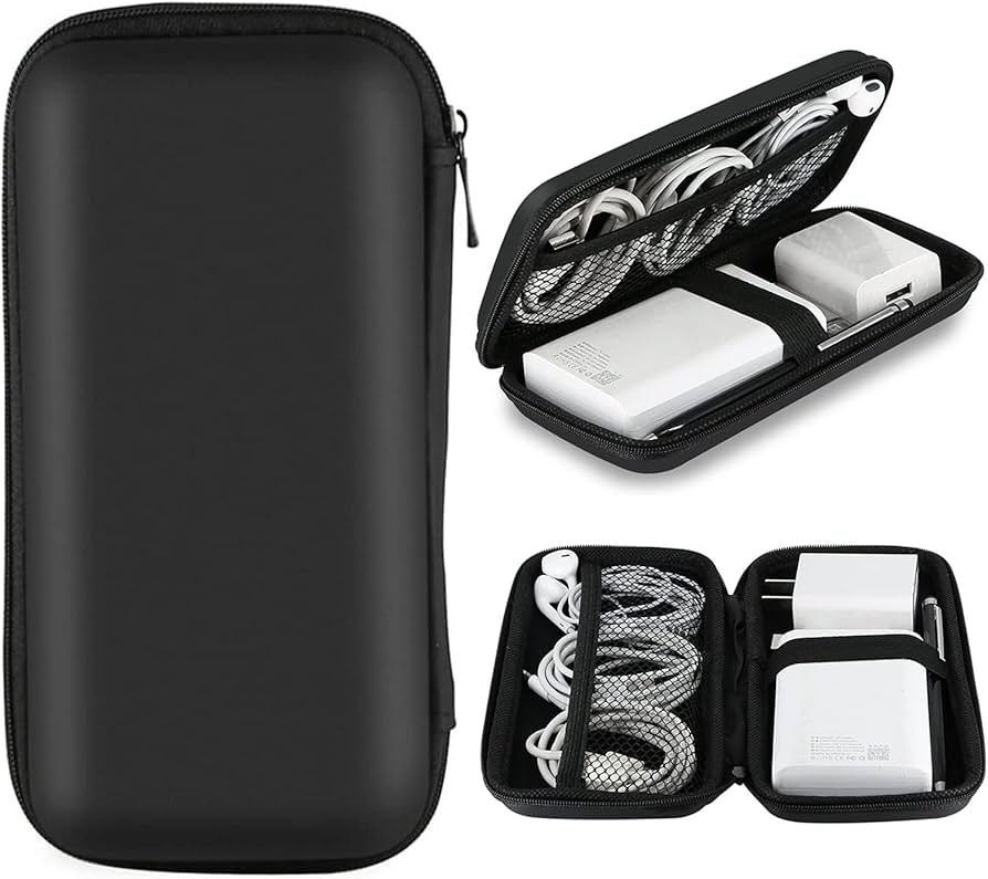 Amazon.co.jp: Macbook air/pro用電源コード 収納EVAケース モバイル