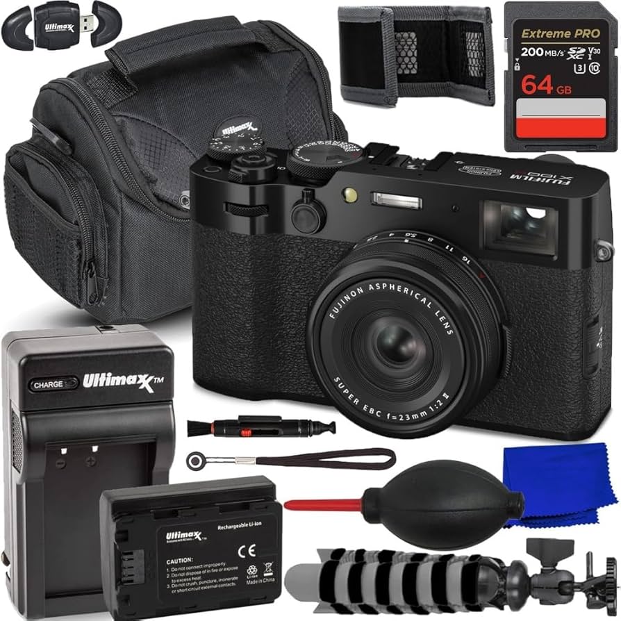 Amazon Canada: FUJIFILM X100VI Digital Camera (Black) - Bundle