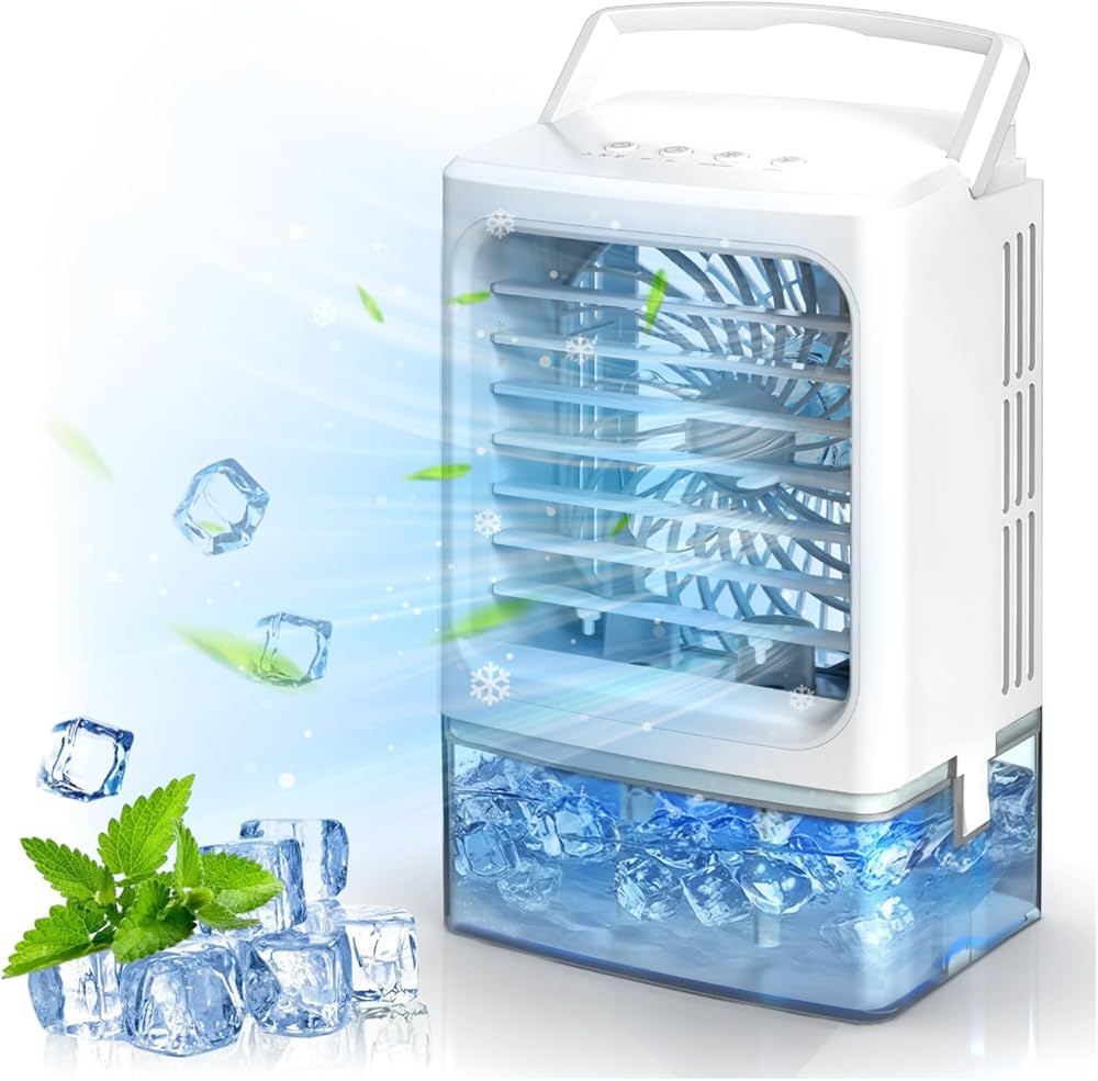 Amazon | 冷風機 冷風扇 【2025革新 -16℃瞬間冷却・6の冷風モード