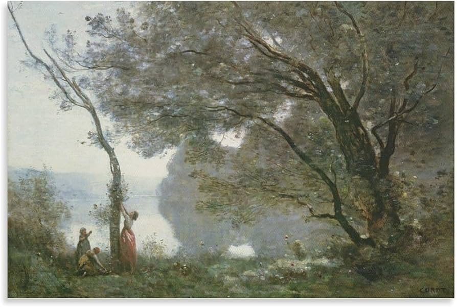 Amazon.co.jp: Jean Baptiste Camille Corotアートポスタージャン