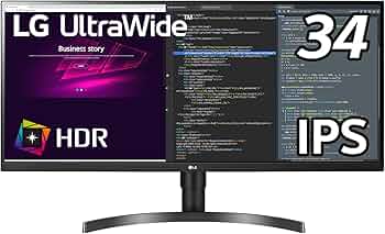 Amazon.co.jp: LG モニター ディスプレイ 34WN750-B 34インチ/3辺