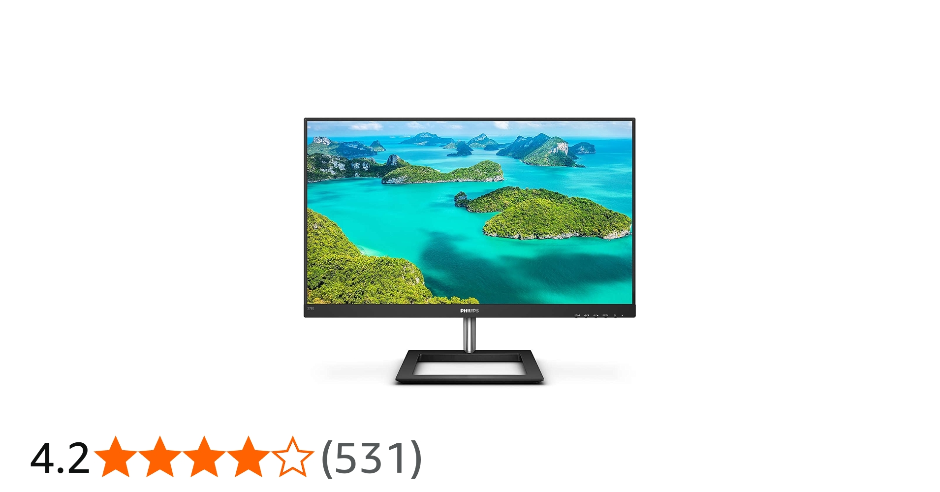 Amazon.co.jp: PHILIPS ディスプレイ 278E1A/11 (27インチ/4K/IPS/5年
