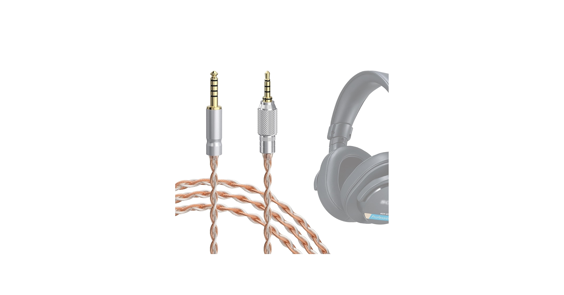 Amazon.com: GEEKRIA Apollo Silver-Plated Upgrade 4.4mm to 3.5mm