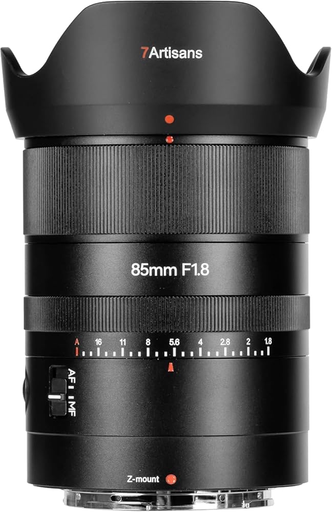Amazon.co.jp: 7artisans 七工匠 85mm F1.8 AF Zマウント レンズ 単