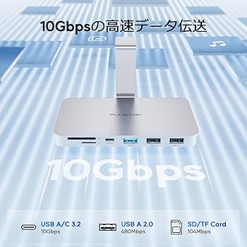 PULWTOP 6 in 1 USB C ハブ iMac 24インチ 2021m Amazon | PULWTOP 6