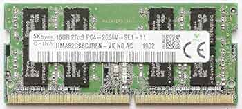 SK HYNIX 16GB 2RX8 DDR4 SO-DIMM PC4-21300 2666MHZ Memory Module