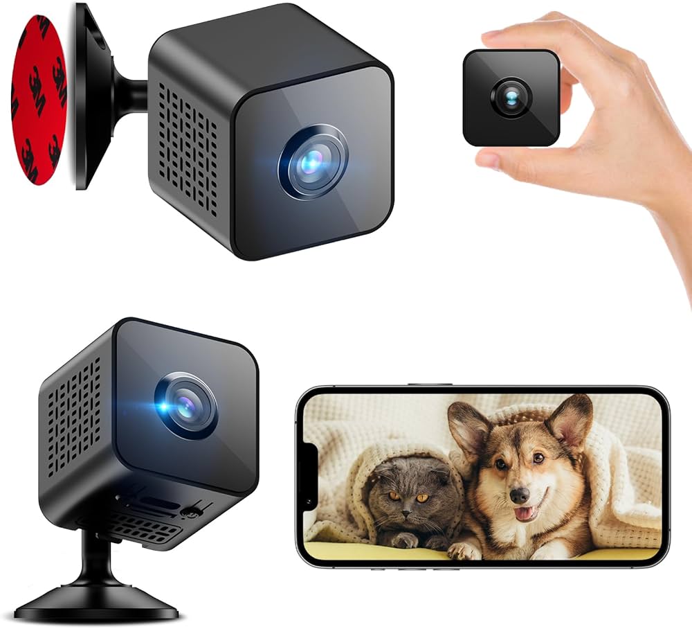 Amazon.co.jp: 【360°回転可能の小型カメラ・軽量で隠れやすい】隠し