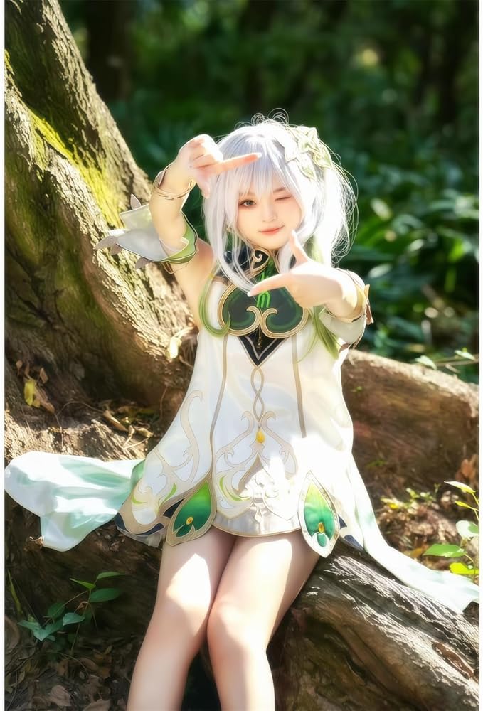 Amazon.co.jp: [NOKIJP] 原神 コスプレナヒーダ コスプレ衣装 草神