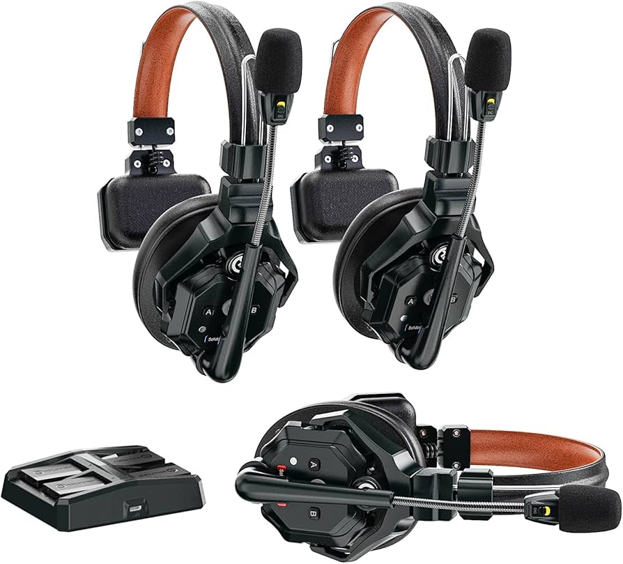 Amazon.co.jp: Hollyland Solidcom C1 Pro-3S ワイヤレス インカム 3台