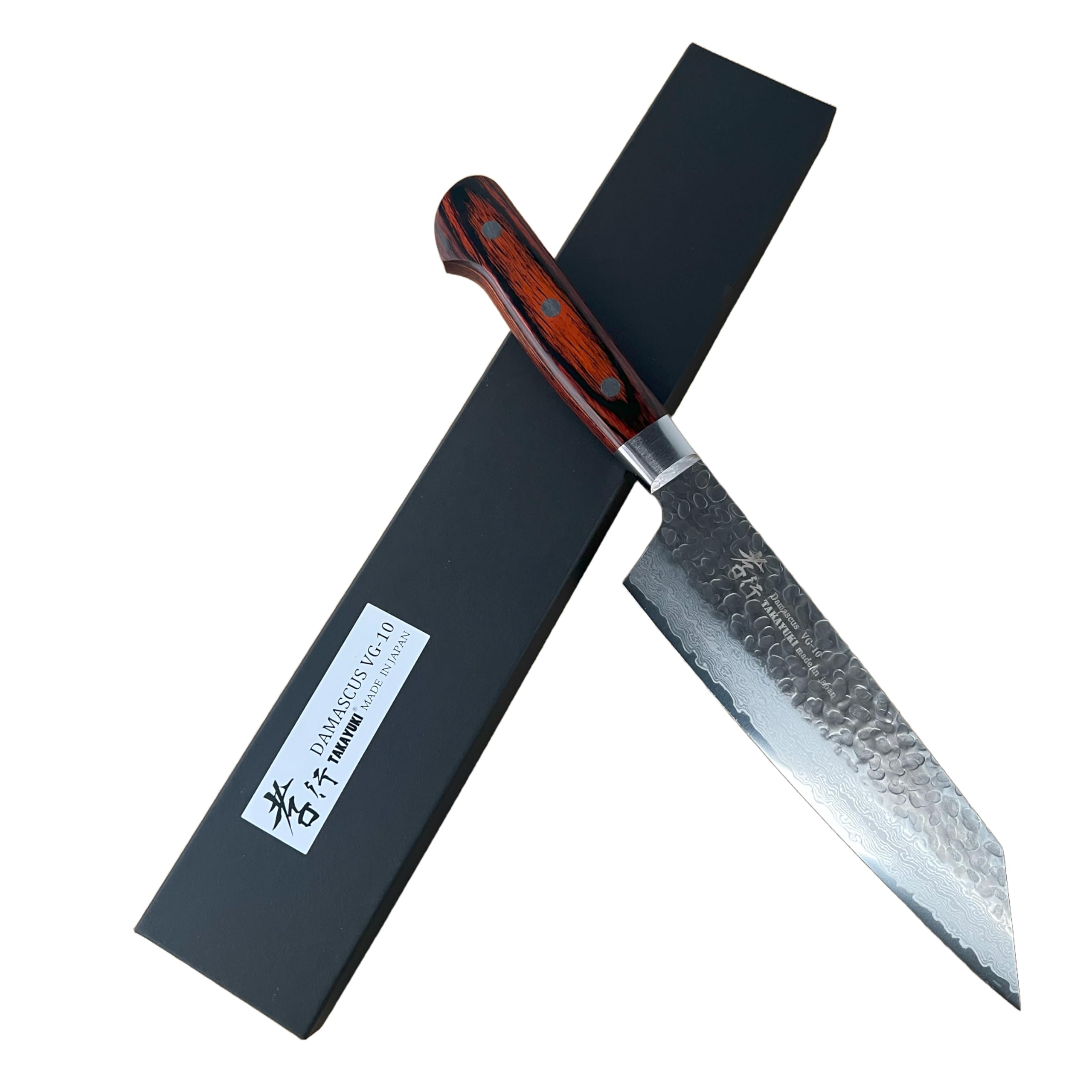 Amazon | 堺孝行 槌目ダマスカス VG10割込み 33層 剣型牛刀 190mm