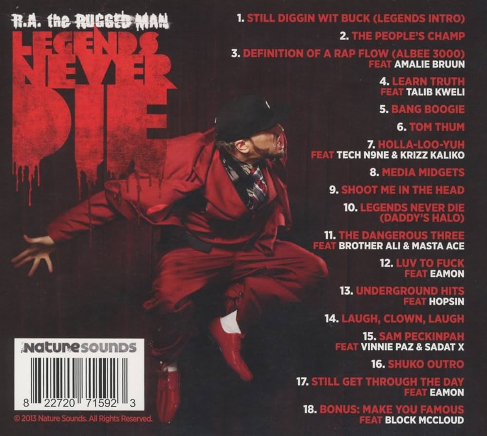 R.A. THE RUGGED MAN - Legends Never Die - Amazon.com Music