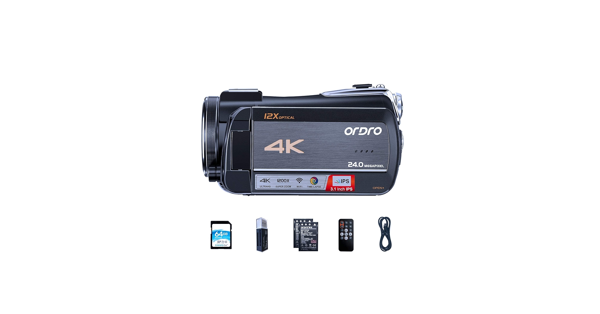 Amazon.com : ORDRO Video Camera 4K Livestream Camcorder HDR-AC5