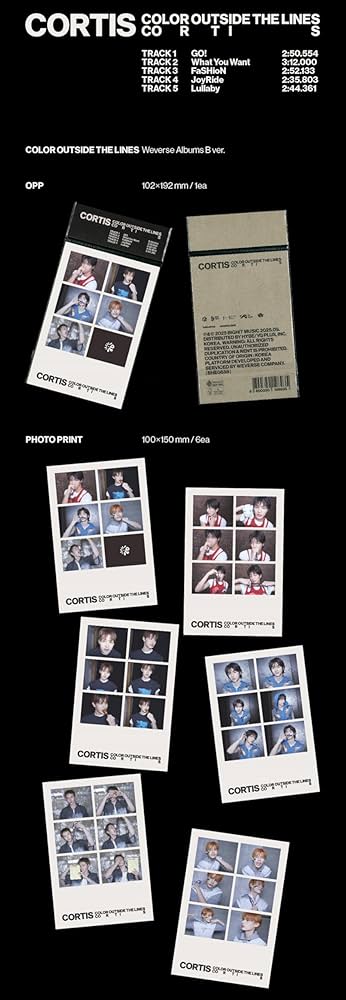 Amazon.com: CORTIS Album - COLOR OUTSIDE THE LINES A ver. (Weverse