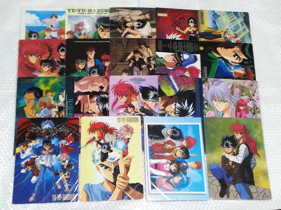 Amazon.co.jp: 幽 遊 白書 幽遊白書 下敷き 19枚セット まとめ売り