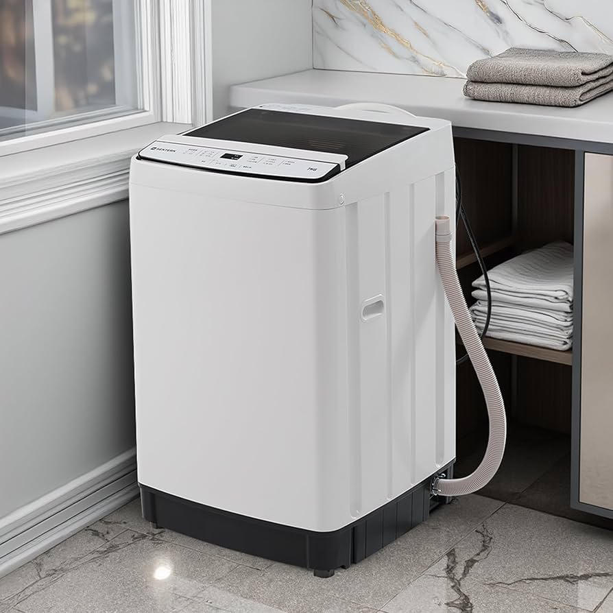 Amazon | 縦型洗濯機 大容量7kg 家庭用 ステンレス槽搭載 8モード洗浄