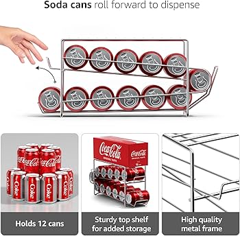 Amazon.com - Sorbus Soda Can Rack Beverage Dispenser (1 Pack