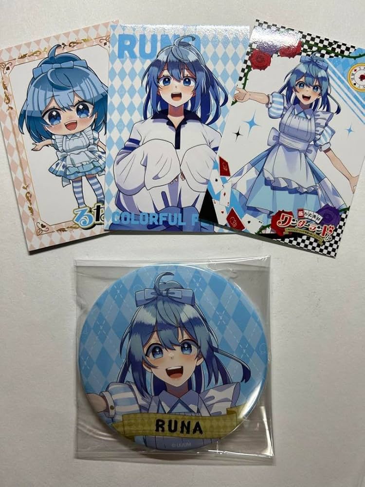 Amazon.co.jp: カラフルピーチ ワンダーランド 缶バッジ るな ホビー