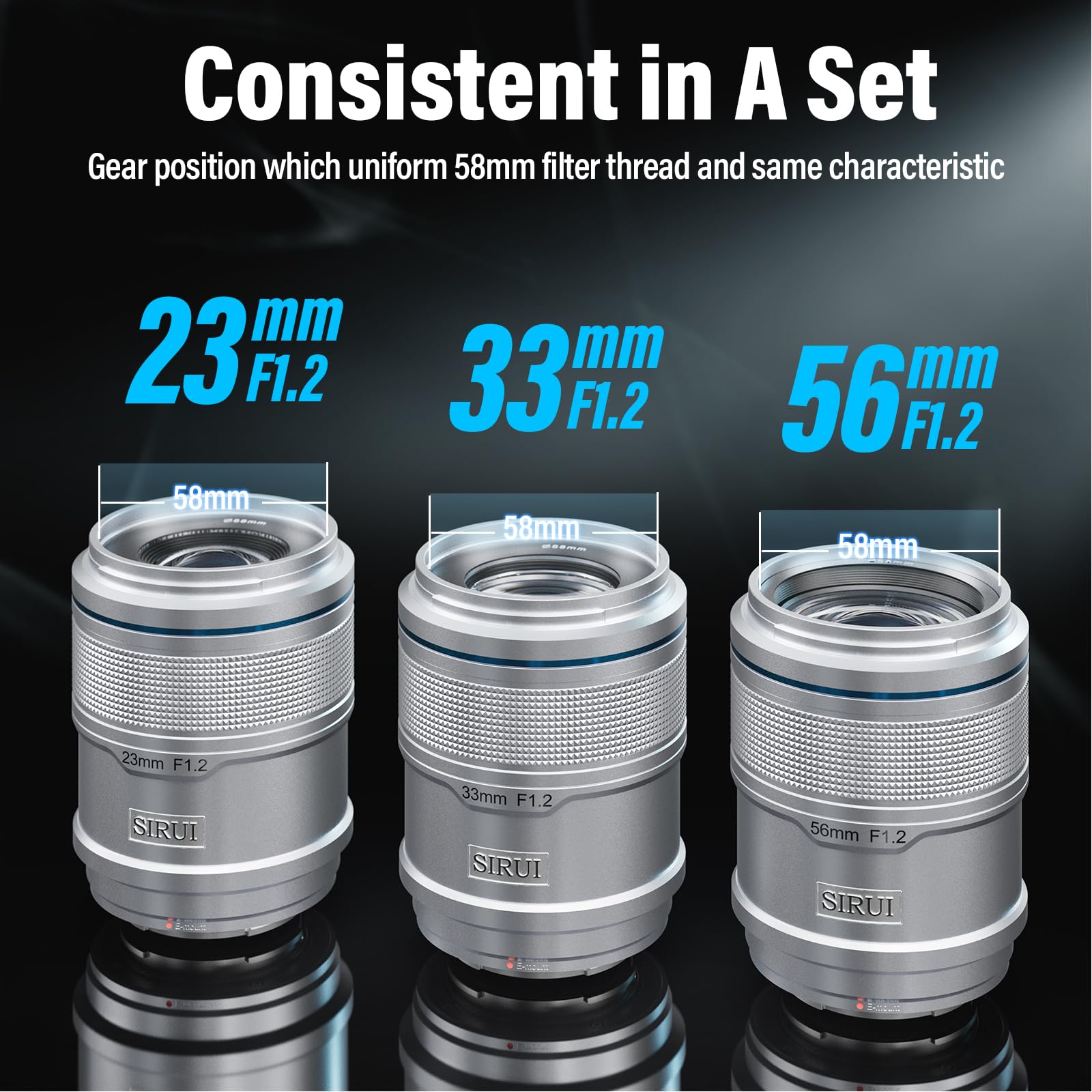 Amazon.com : SIRUI Sniper 23mm Autofocus Lens, F1.2 Wide Angle APS