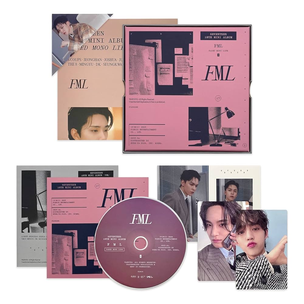 Amazon.com: SEVENTEEN - 10th Mini Album [FML] (Faded Mono Life Ver