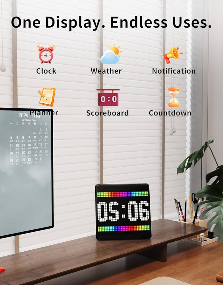 Amazon.com: Divoom Pixoo-Max Pixel Display, APP Cellphone Control