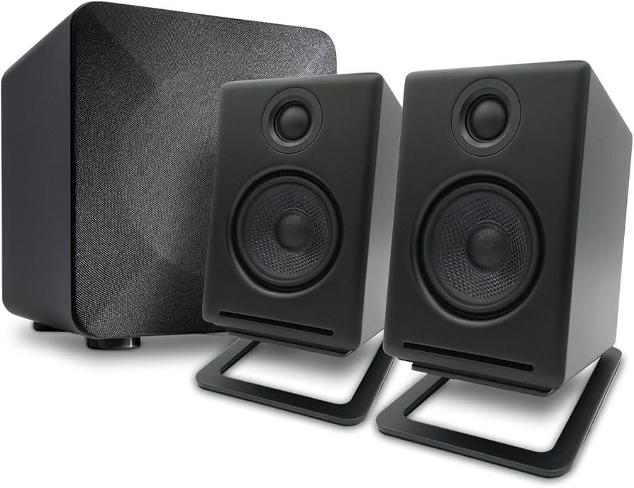 Amazon.com: Audioengine A2 Black Computer Speakers with S6