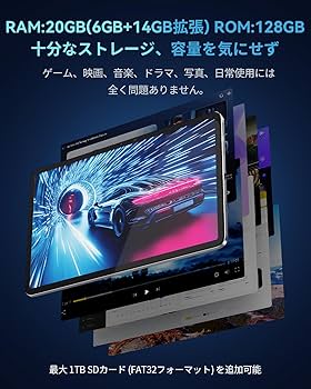 Amazon.co.jp: Hitabt P30A G99 12インチ Android14 タブレット 20GB+