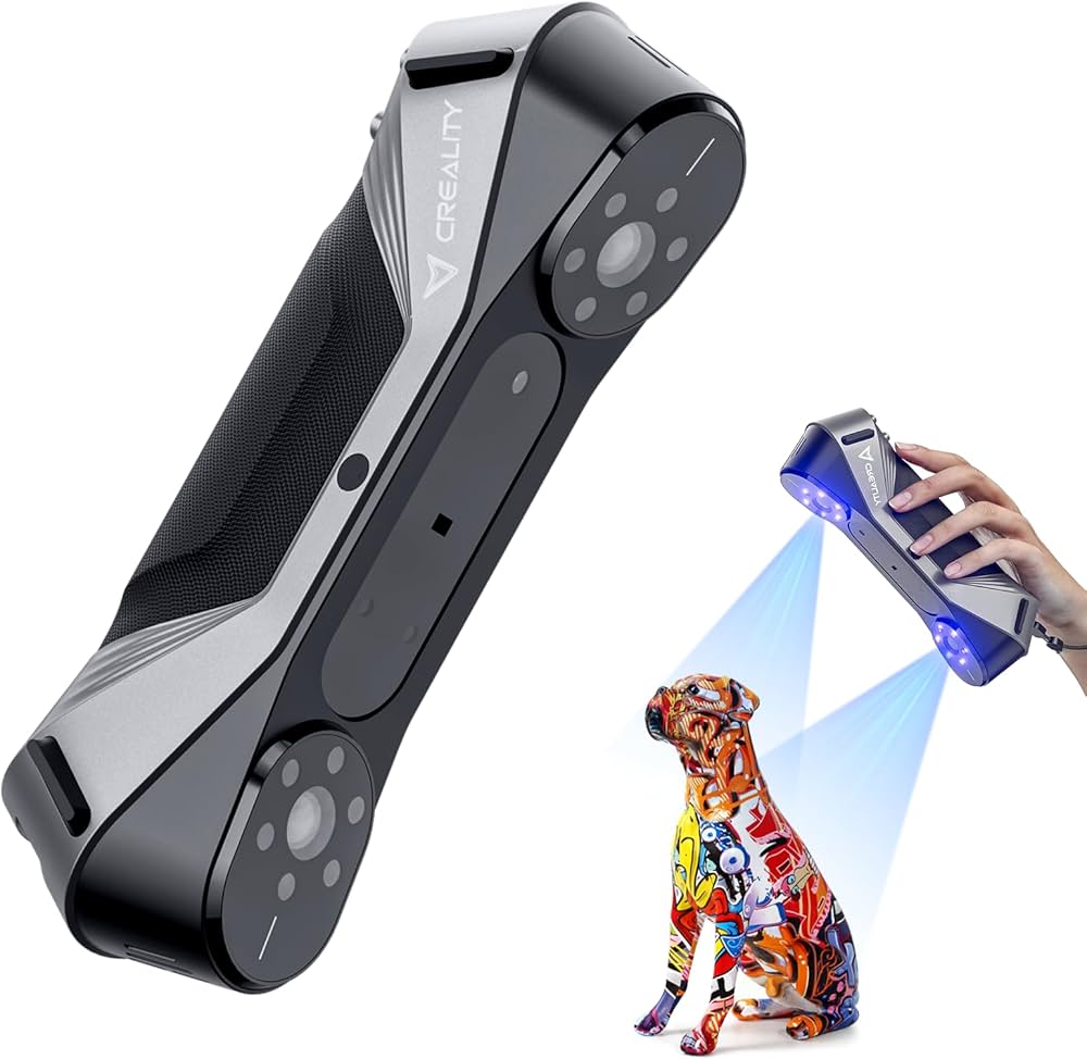 Creality CR-Scan Raptor 3D Scanner for 3D Printing, Upgrade Hand