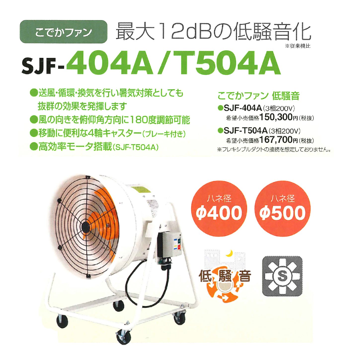 Amazon | スイデン(Suiden) こでかファン 400クラス 送風機 扇風機 SJF