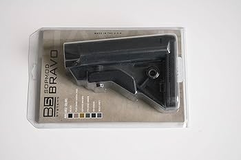 Amazon.co.jp: 実物 B5 SYSTEMS SOPMOD BRAVO MIL-SPEC ストック BK