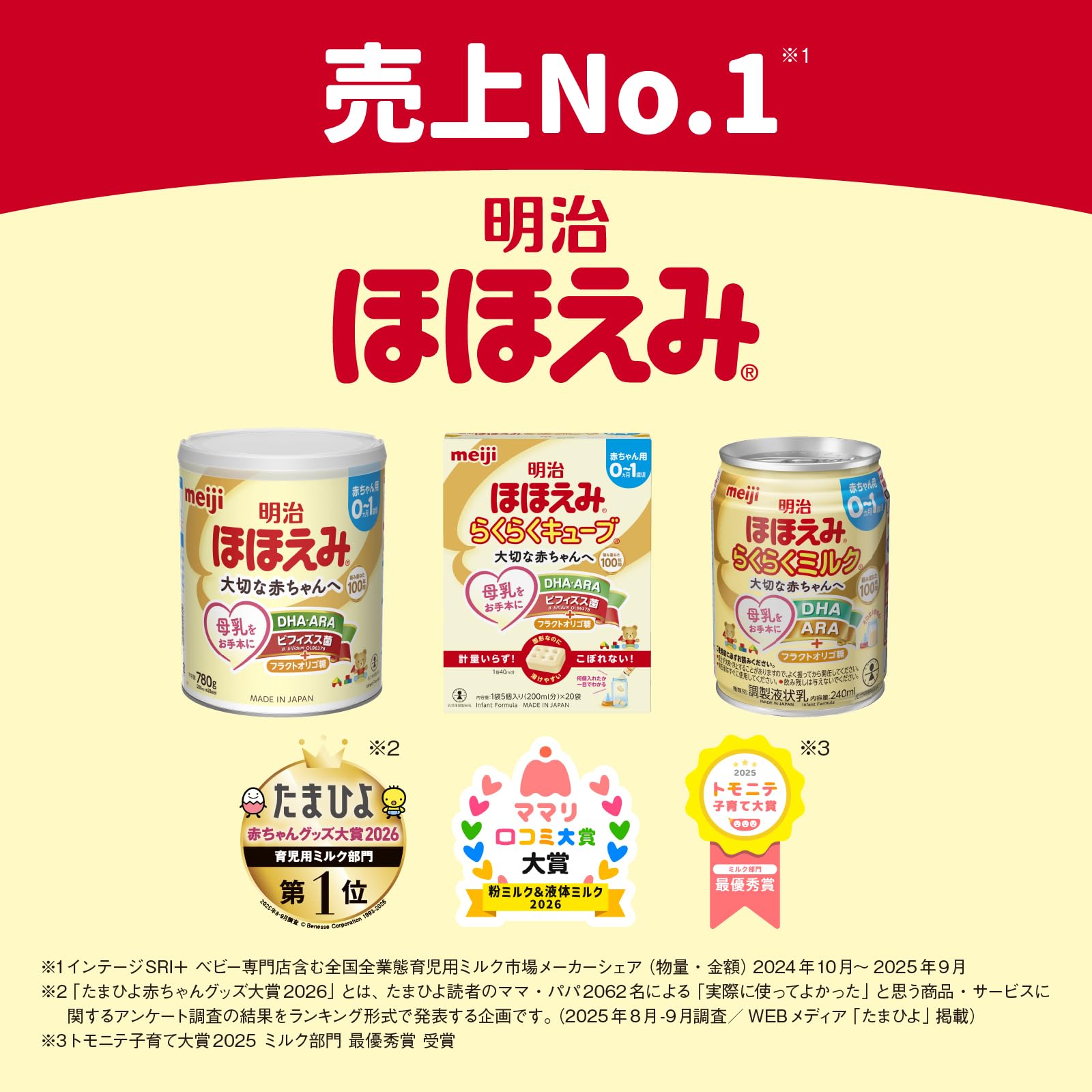 Amazon.co.jp: 明治ほほえみ らくらくキューブ 1,620g (27g×60袋)[0