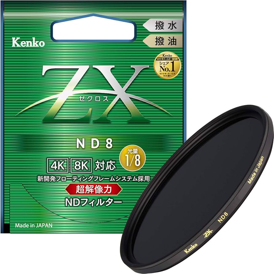 Amazon | Kenko NDフィルター ZX ND8 67mm 光量調節用 絞り3段分減光
