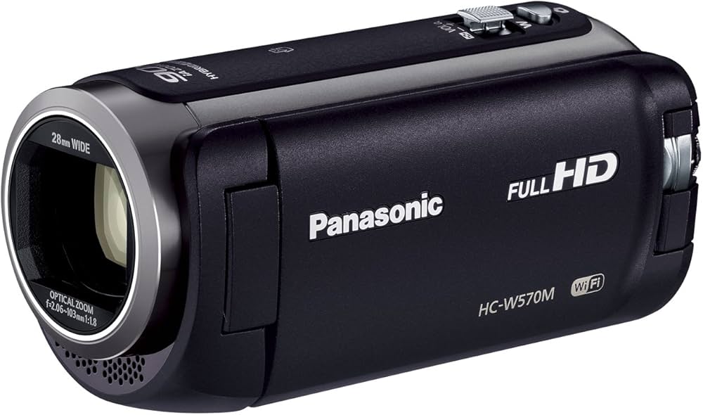Amazon.co.jp: パナソニック HDビデオカメラ W570M ワイプ撮り 90倍
