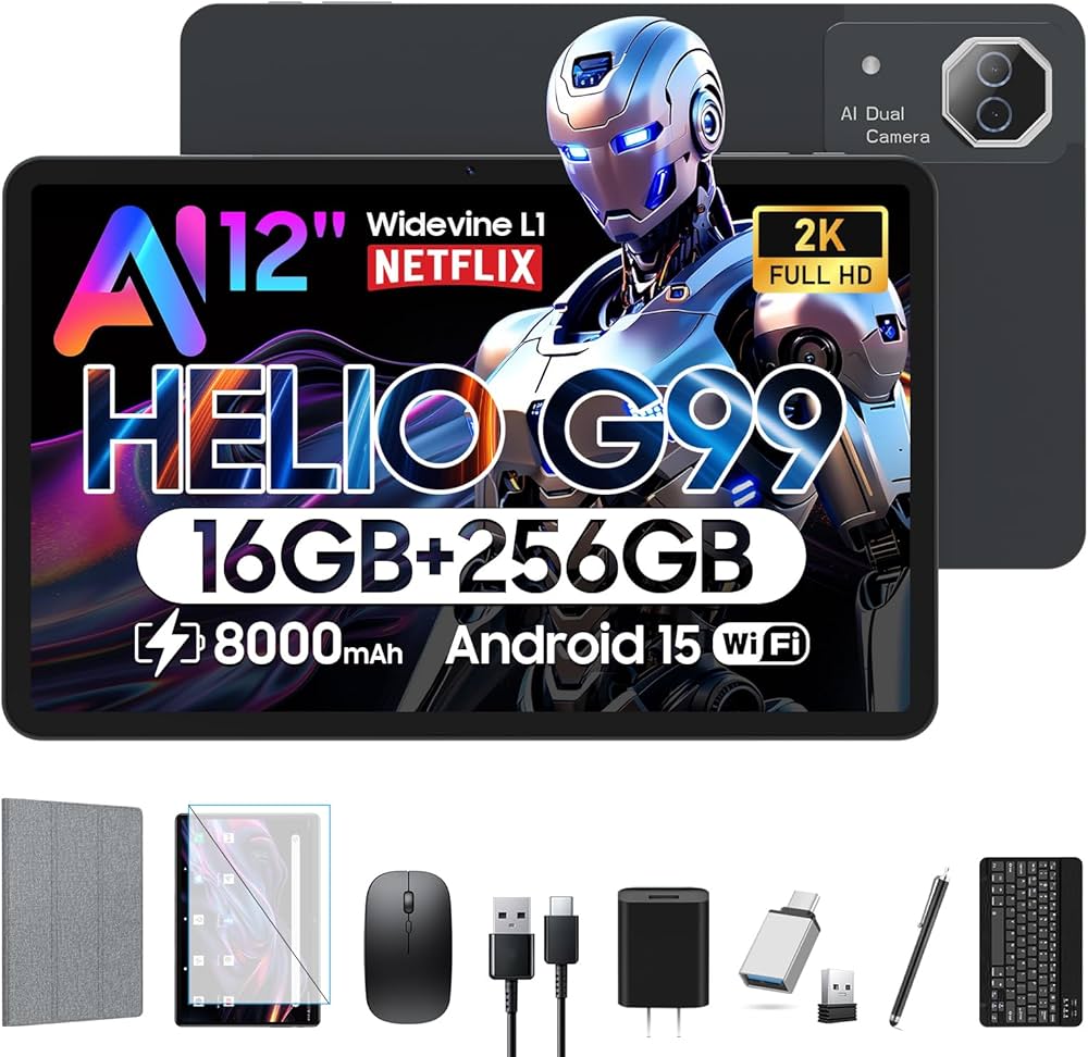 Amazon.co.jp: 【豪華セット版】タブレット12インチ-Android 15