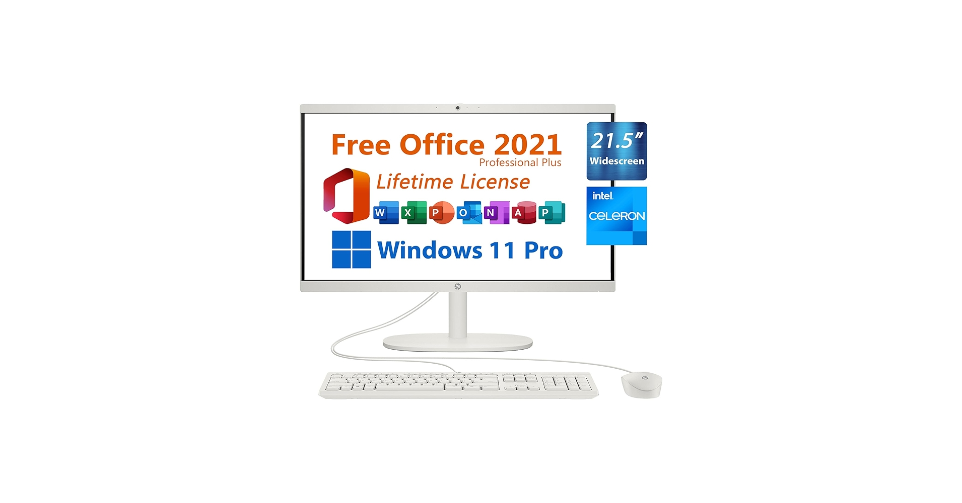 Amazon.com: HP 2024 All-in-One Desktop, 21.5