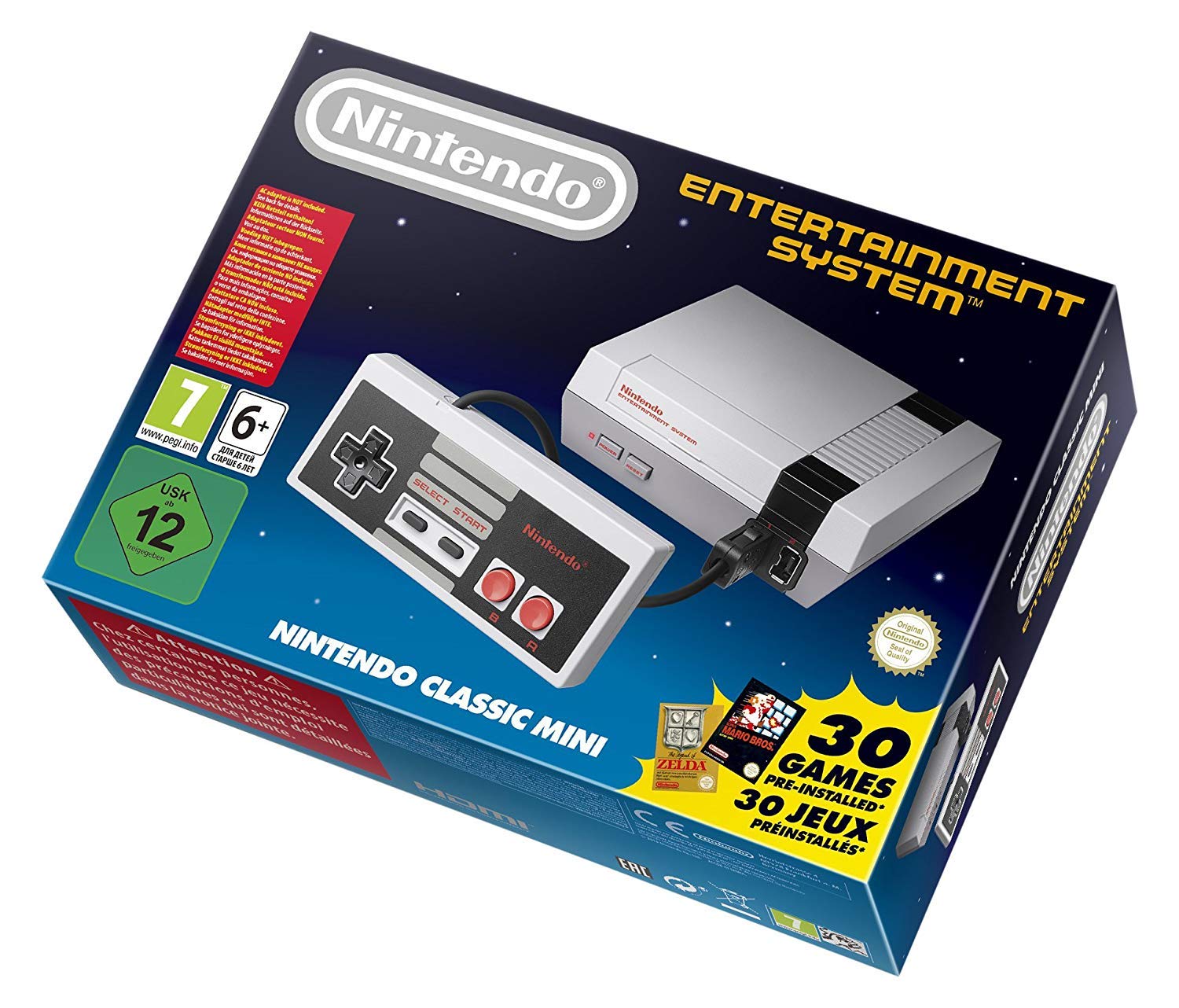 Amazon | Nintendo - Console Nintendo NES Classic Mini - 30 jeux