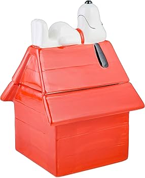 Amazon.com: Peanuts Classic Snoopy Doghouse Cookie Jar, 11.2-Inch