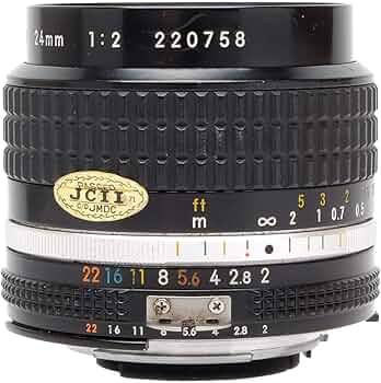 Amazon.com : Nikon 24mm f/2.0 Nikkor AI-S Manual Focus Lens for