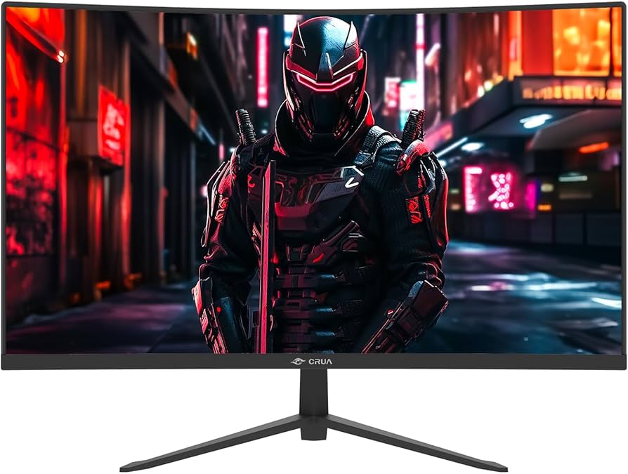 Amazon.com: CRUA 24 Inch 200hz/180hz Curved Gaming Monitor, FHD