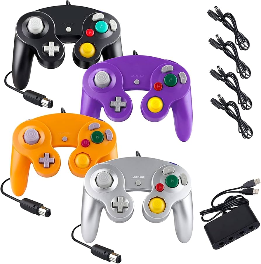 Amazon.com: Burcica 4PCS Controllers for Gamecube, with 4