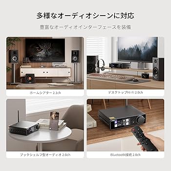 Amazon.co.jp: AIYIMA A80 【更新バージョン】 TPA3255デコードアンプ