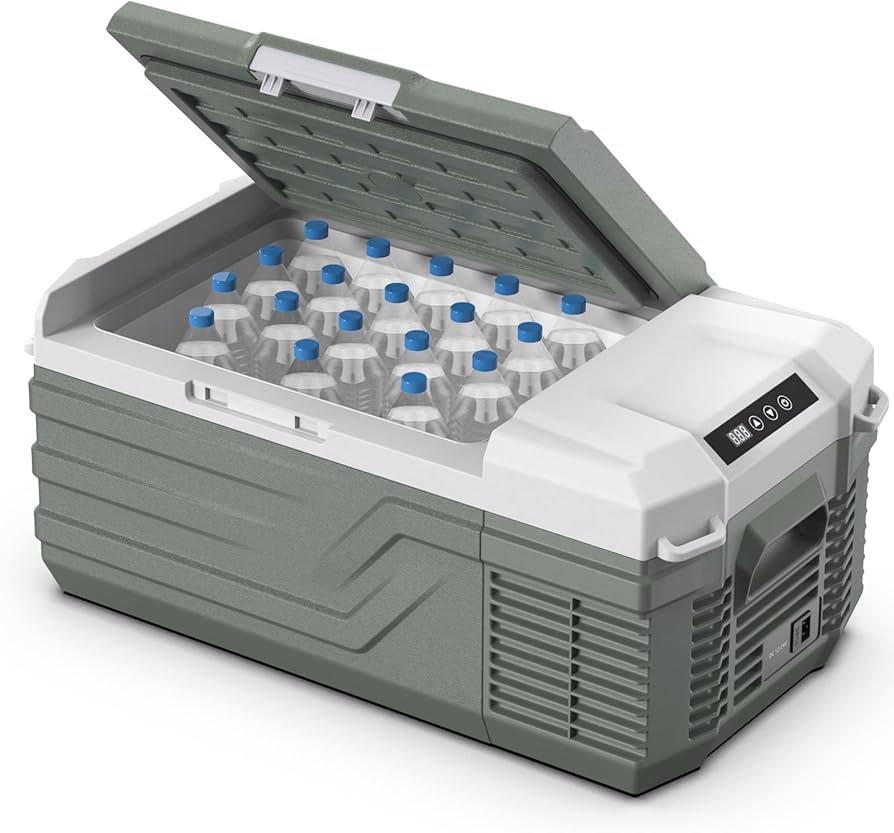 Amazon.co.jp: Alpicool 車載冷蔵庫 15L ポータブル冷蔵庫 急速冷凍