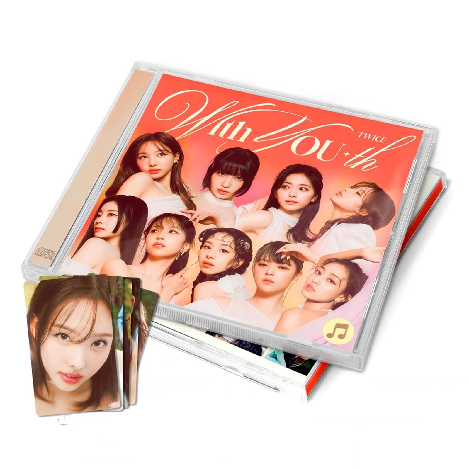 Amazon.co.jp: TWICE CD 2024 最新 全40曲 新曲MV 完全版 5枚のカード
